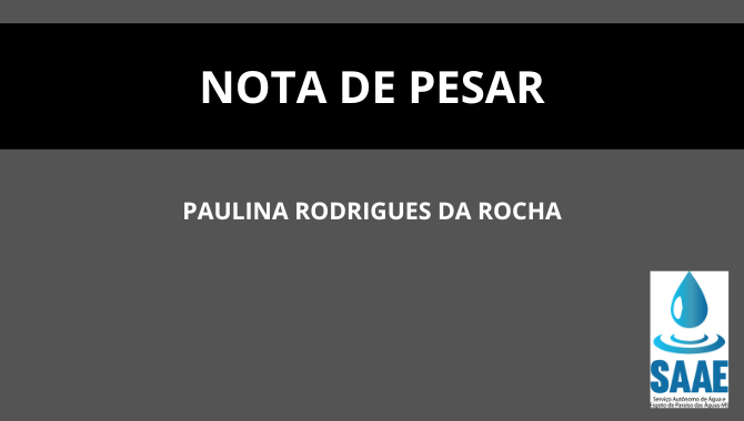 Nota de Pesar