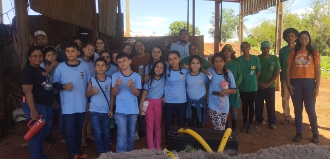 Kou Takahashi: Alunos do 5º ano têm aula prática sobre reciclagem na Cooperpar